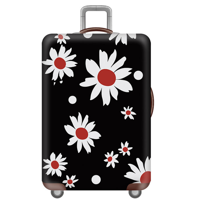 Women's Hardshell Travel Suitcase with Floral Decoration Bowlift