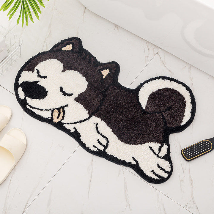 Unisex Cartoon Cat-Shaped Bath Mat Bowlift