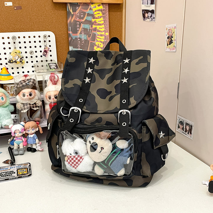Stylish Camo Patterned Backpack