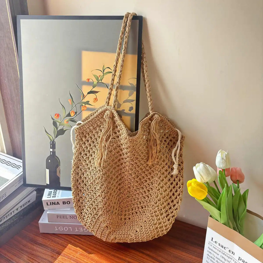 Handcrafted mesh tote bag Bowlift