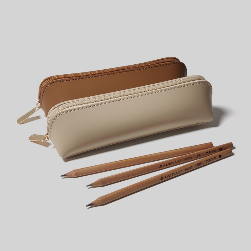 Minimalist Leather Pencil Case Bowlift