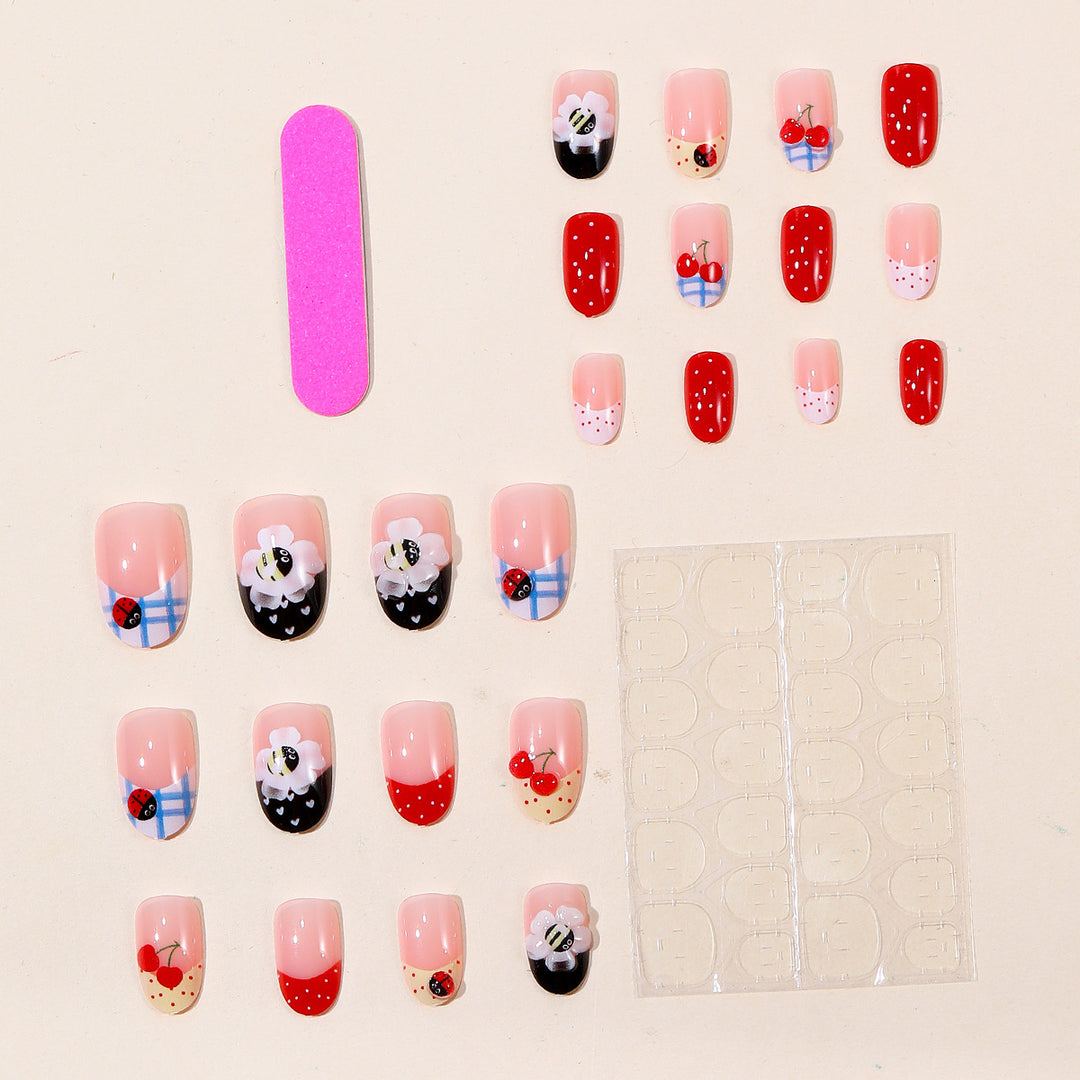 Decorative 3D Fruit and Insect Nail Art Set Bowlift