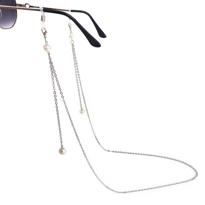 Elegant Pearl Accent Eyewear Chain Bowlift