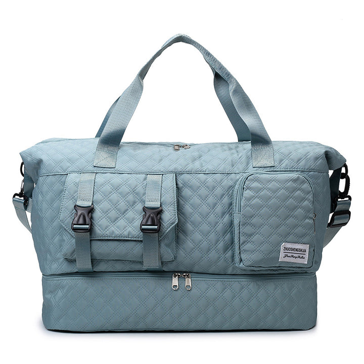 Premium Quilted Weekend Duffel Bag