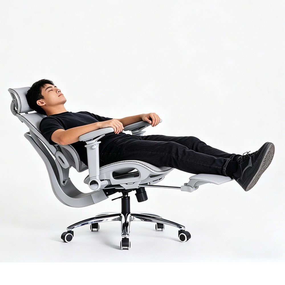 High-Back Ergonomic Office Chair Bowlift