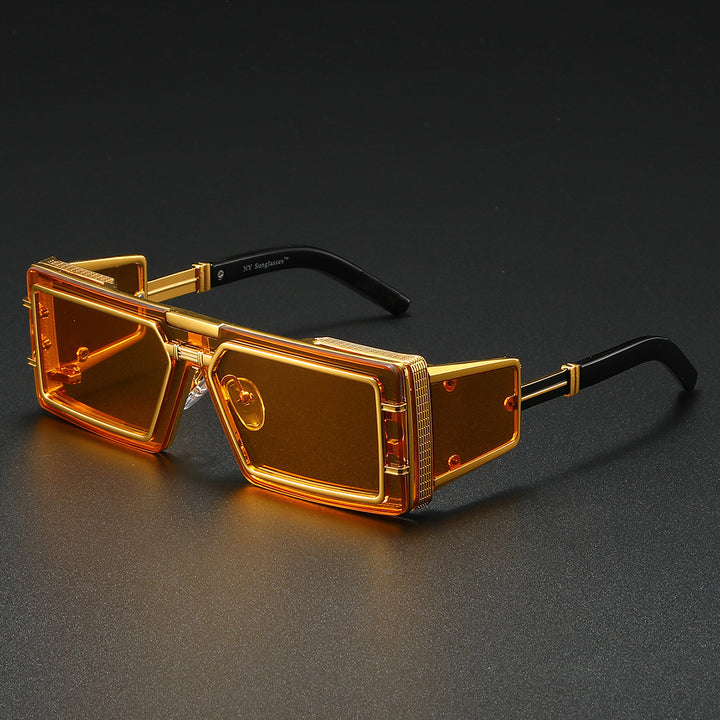 Ladies Fashion Designer Sunglasses with Generous Frame and Stylish Accent Bowlift