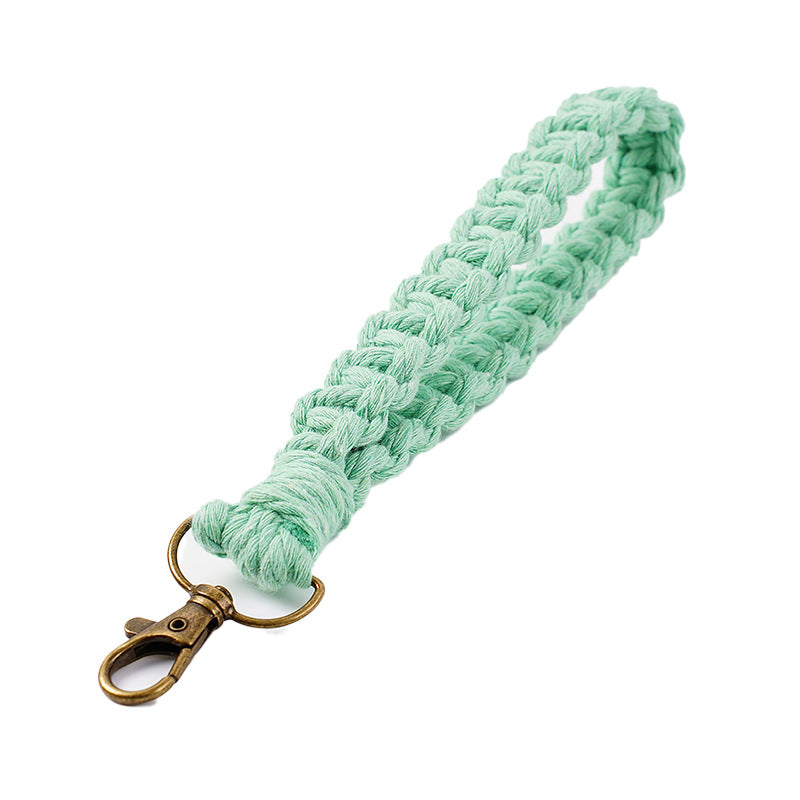 Handwoven Macrame Keychain Holder Bowlift