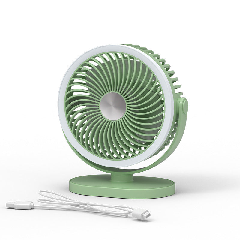 Ladies Portable USB Table Fan with Adjustable Head and Stylish Design Bowlift