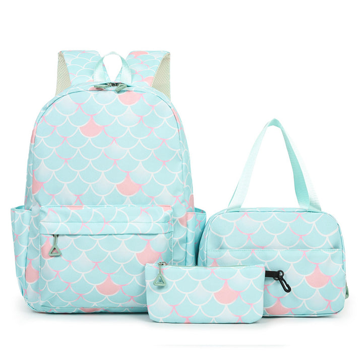 Star Print School Backpack Set