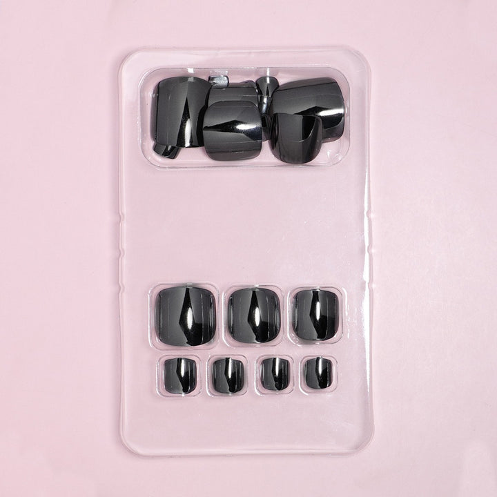 Premium Metallic Press-On Nail Set Bowlift