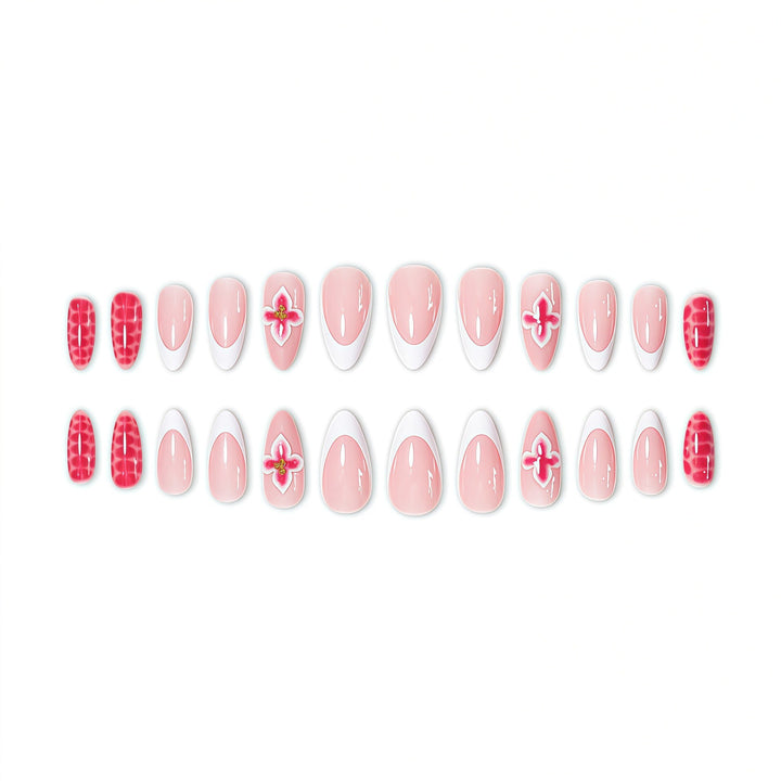 Elegant Floral Nail Art Bowlift