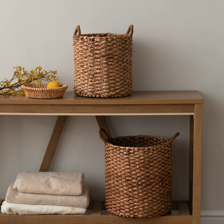 Round Woven Storage Bin Bowlift
