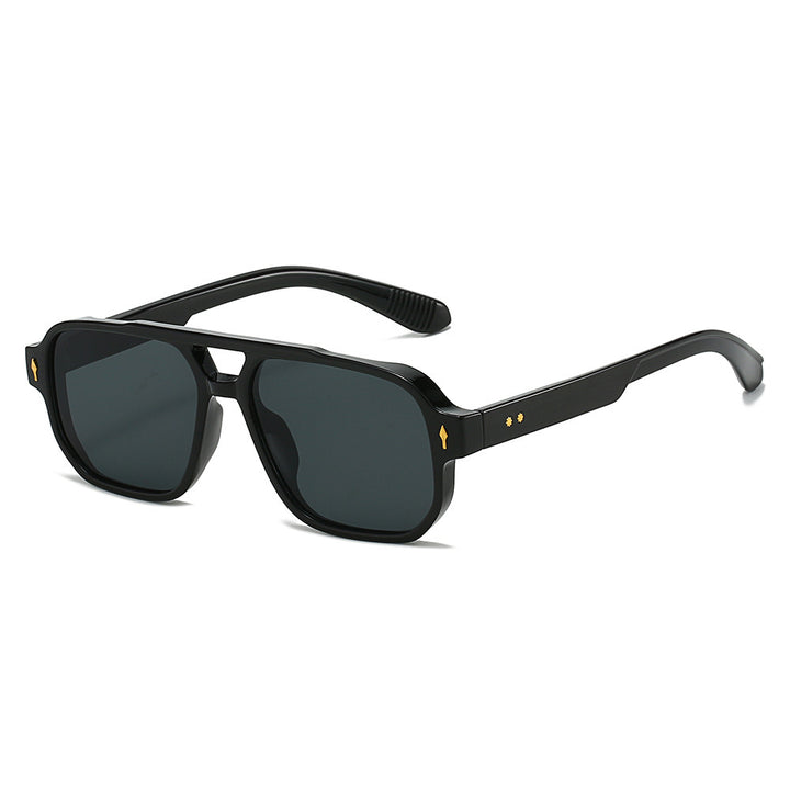 Oversized Geometric Sunglasses with Enhanced UV Protection Bowlift