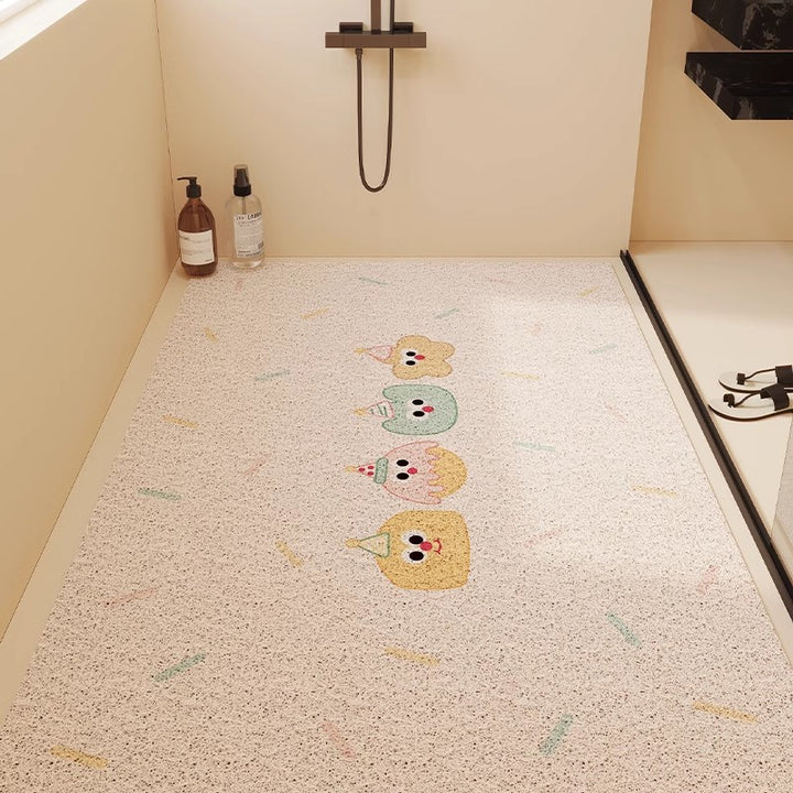 Playful Animal Themed Memory Foam Mat Bowlift