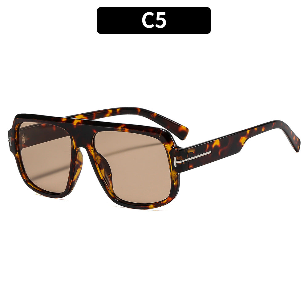 Oversized Rectangular Sunglasses