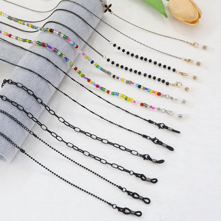 Beaded Eyewear Retainer Chain Bowlift