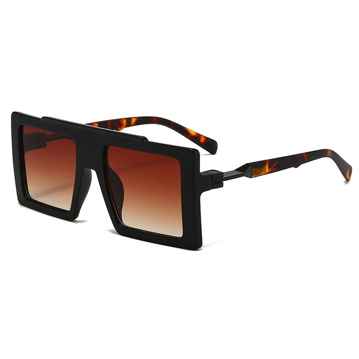 Ladies fashionable sunglasses with rectangular frame Bowlift