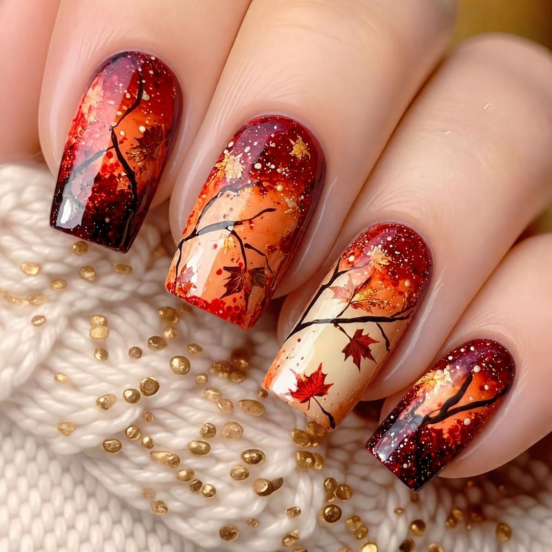 Artful Autumn Art Nails Bowlift