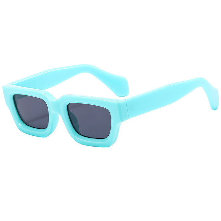 Women's sunglasses in modern and futuristic rectangular design Bowlift