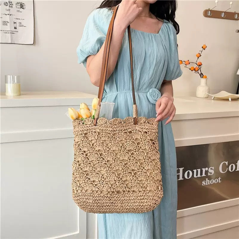 Handbag in Floral Design Bowlift