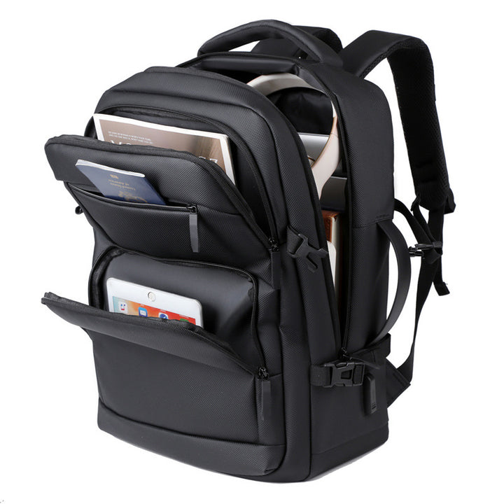 Multifunctional Travel Backpack with Padded Laptop Compartment and Innovative Compartment Design Bowlift