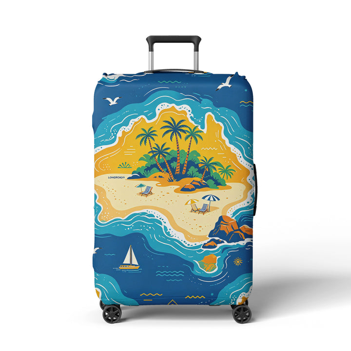 Women's suitcase sock with colorful coral design Bowlift