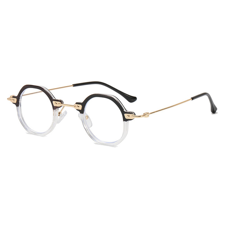 Women's designer sunglasses with hexagonal frame and luxurious metal accents Bowlift