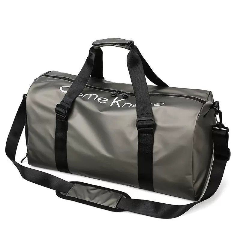 Travel bag with integrated trolley attachment system Bowlift
