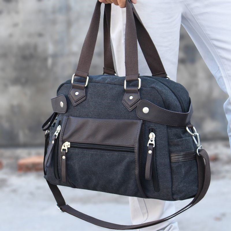 Shoulder bag with multiple compartments and comfortable carrying system Bowlift
