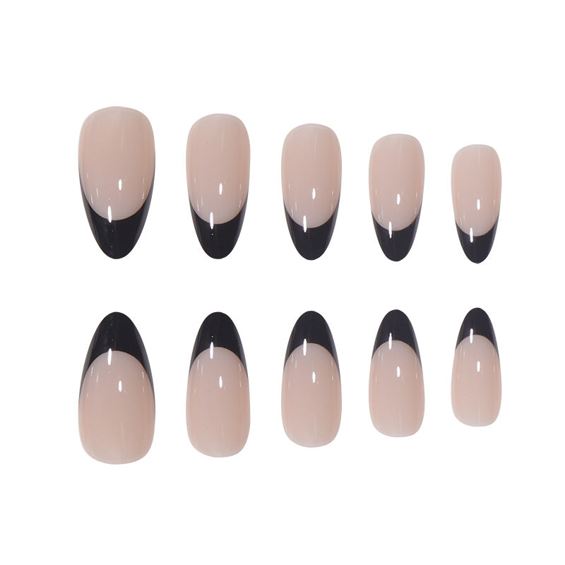 Stylish French Tip Nail Art Bowlift