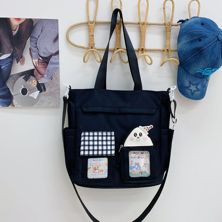 Tote bag with Playful Design and Thoughtful Compartments Bowlift