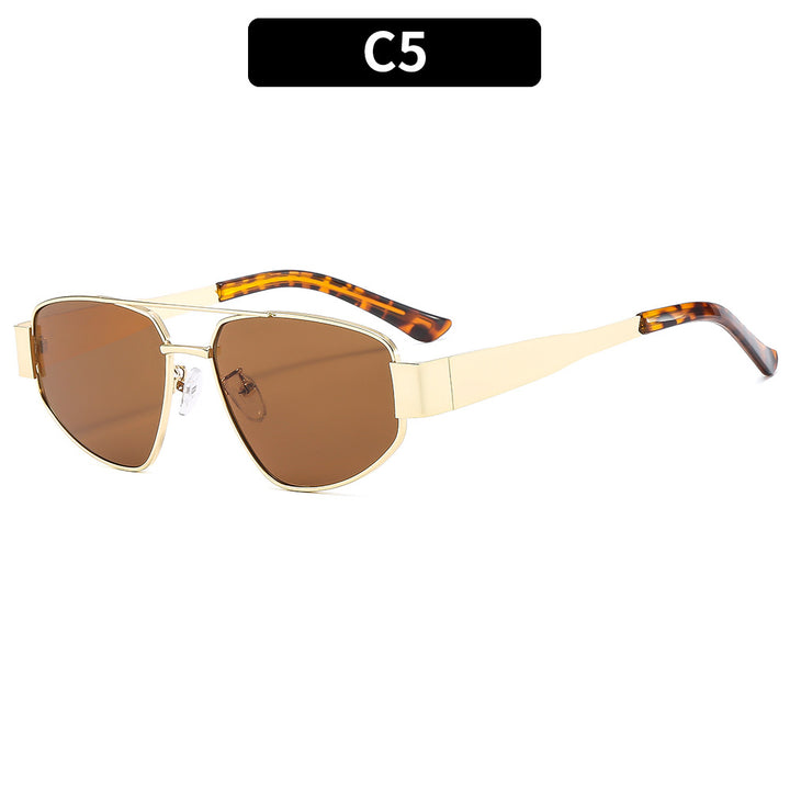 Modern Angular Shield Sunglasses