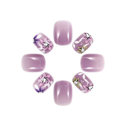 Artistic Floral Design Press-On Nails Bowlift 1787542773