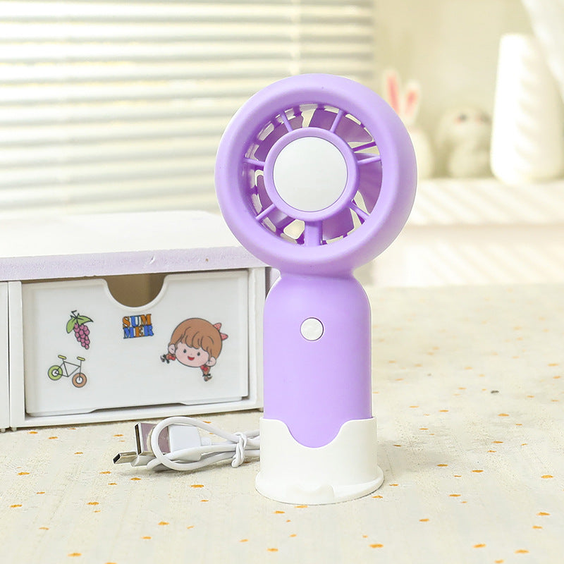 Women's portable handheld fan with compact and ergonomic design Bowlift