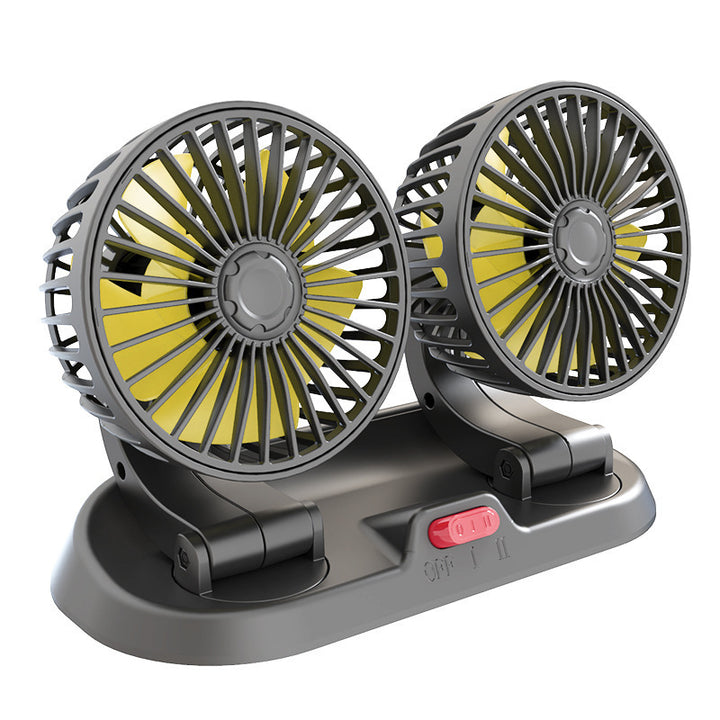 Dual Fan Car Air Circulation System Bowlift