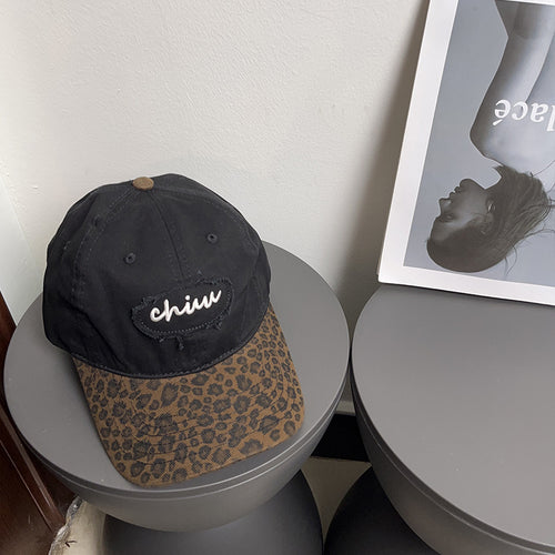 Women's Casual Animal Print Baseball Cap Bowlift