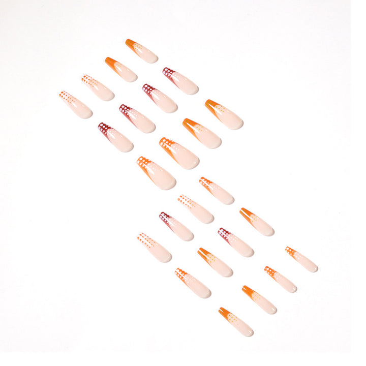 Artful Nail Extensions with Innovative Dot Design Bowlift