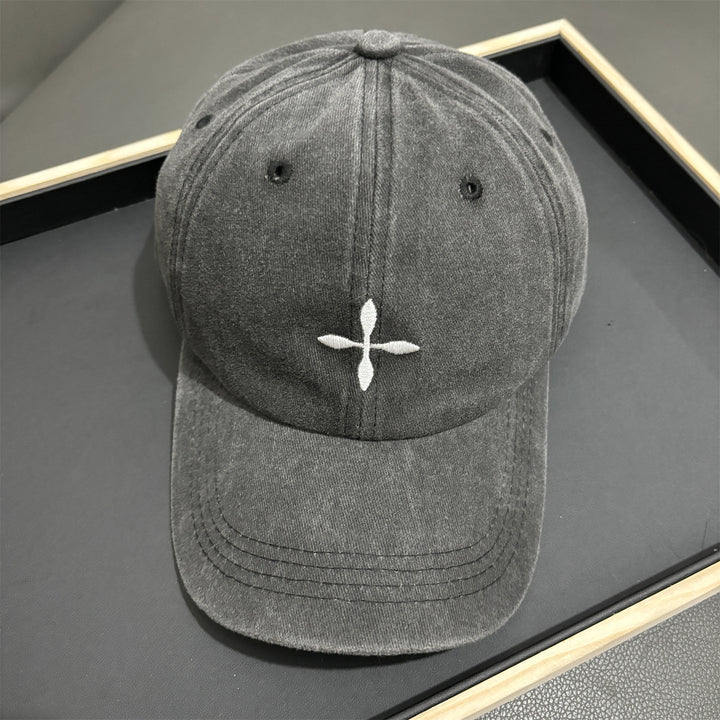 Unisex Vintage-Inspired Soft Twill Cap Bowlift
