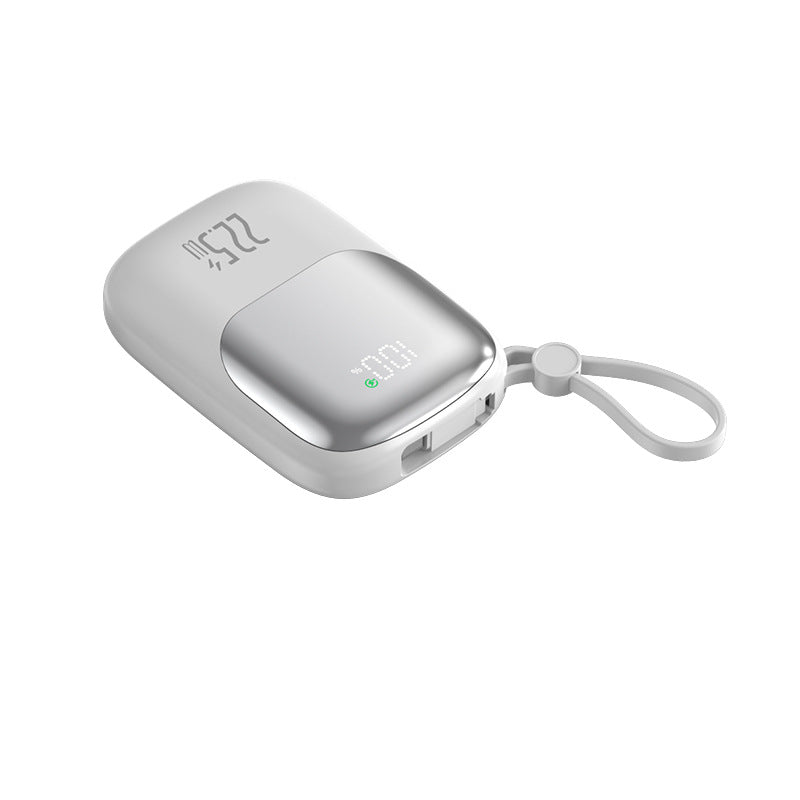 portable fast-charging power bank with integrated cable Bowlift