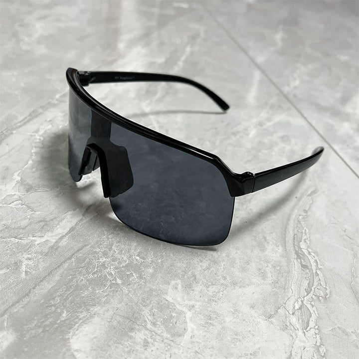 Women Sports Sunglasses with Wide Frame and Integrated UV Protection Bowlift