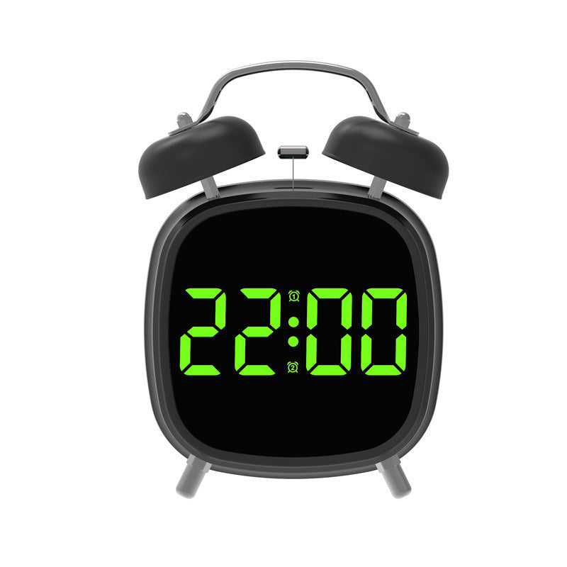 Digital Alarm Clock with Dual Alarm Function Bowlift