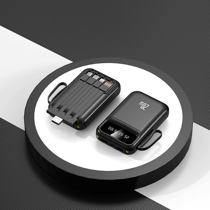 Portable power bank with intelligent fast charging technology and multifunctional design Bowlift