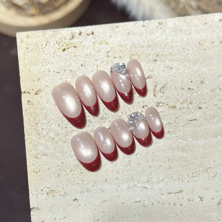 Premium Glitter Ombre Press-On Nails