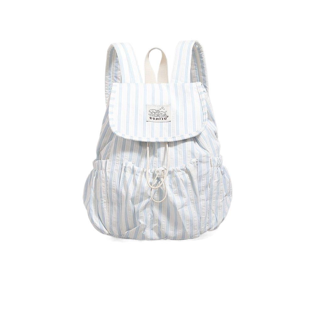 Leisure Backpack in Playful Striped Design Bowlift