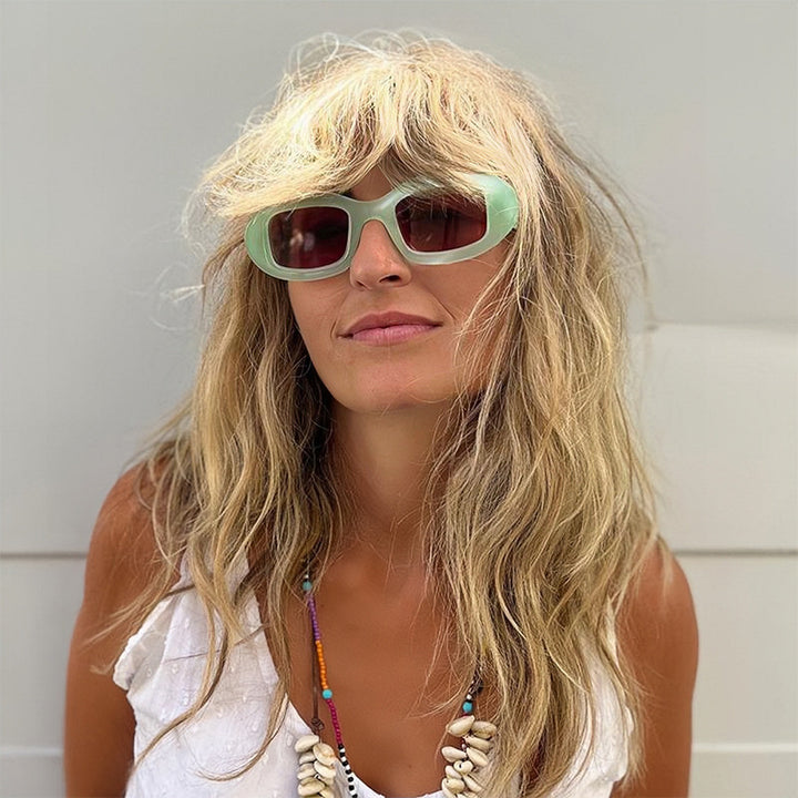 Women's Fashion Sunglasses with Soft, Curved Frame Bowlift