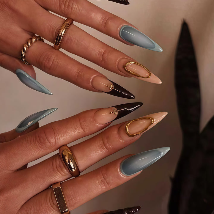 Premium Stiletto Nail Art Extensions Bowlift