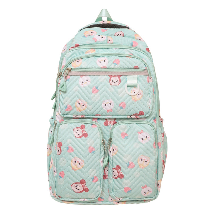 Fun Character Design Quilted Backpack Bowlift