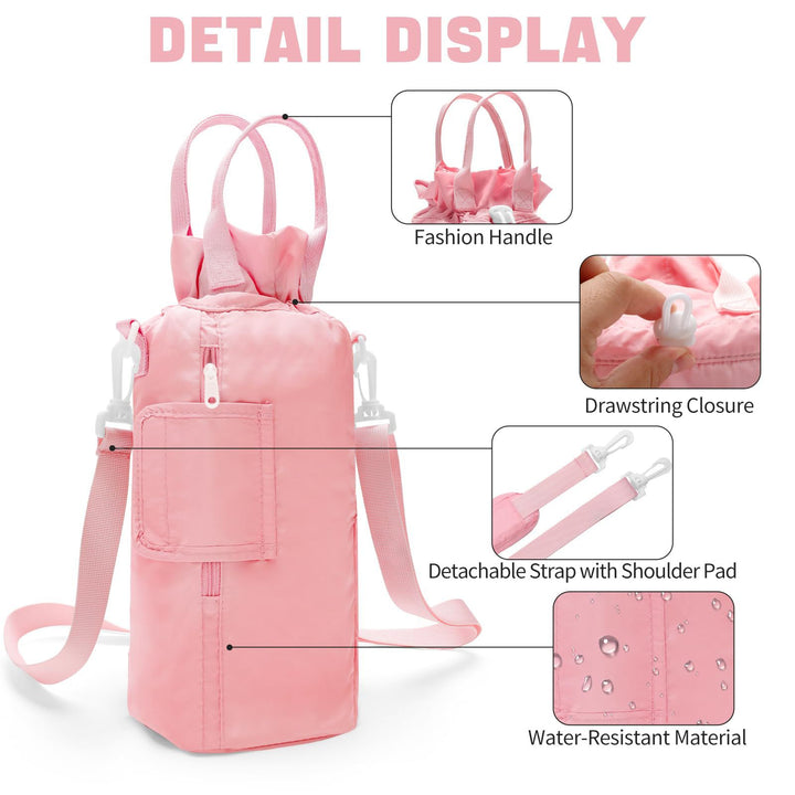 Stylish water bottle bag with compartments Bowlift