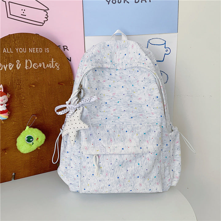 Cute Patterned School Backpack