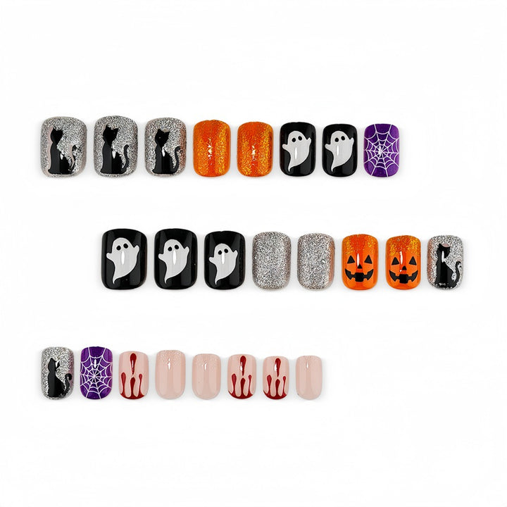 Creative Halloween Fake Nails Bowlift